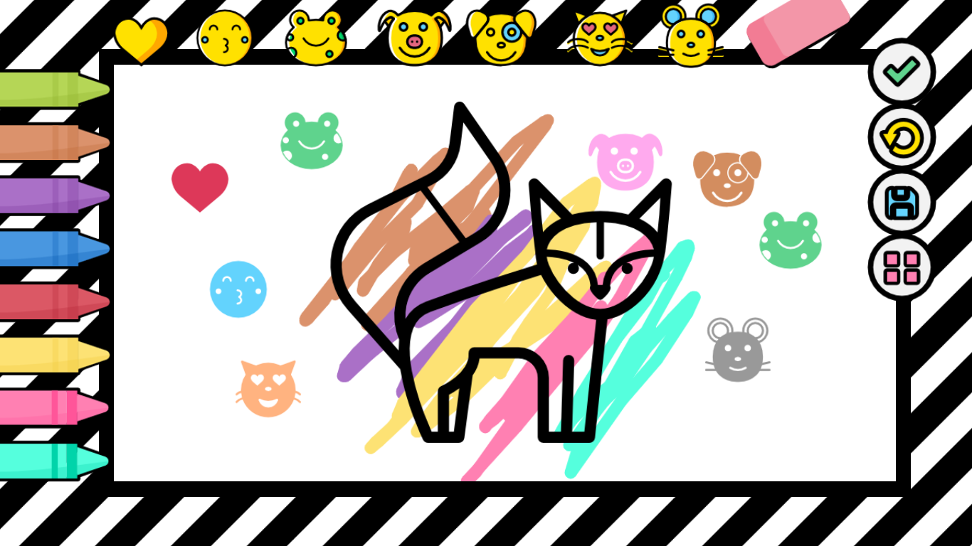 ART MAKER Html5 Game Online Coloring Book Construct 2/3 by